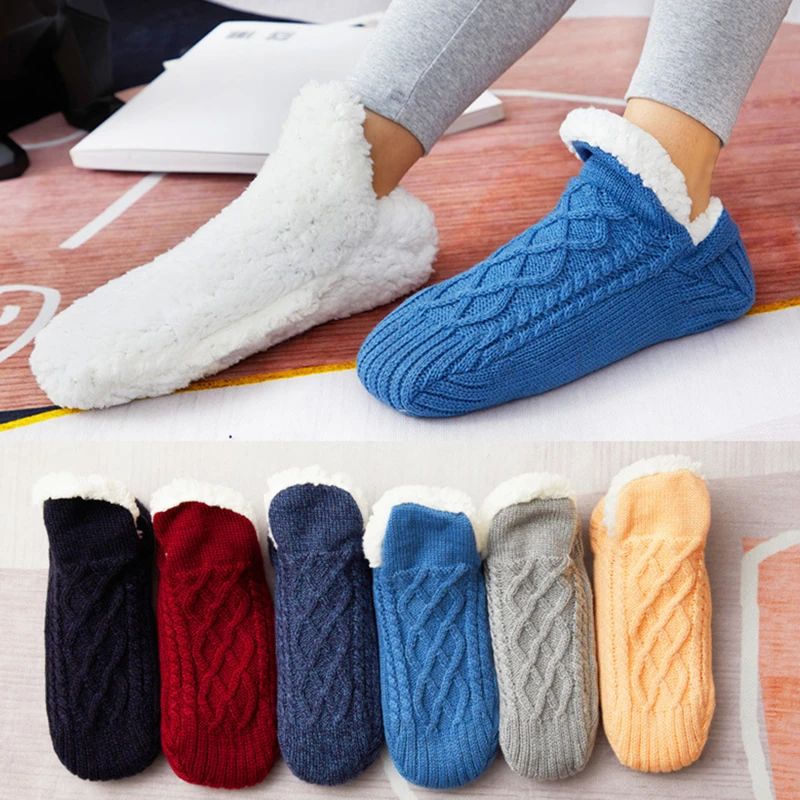 Thermal Fuzzy Slipper Socks For Men