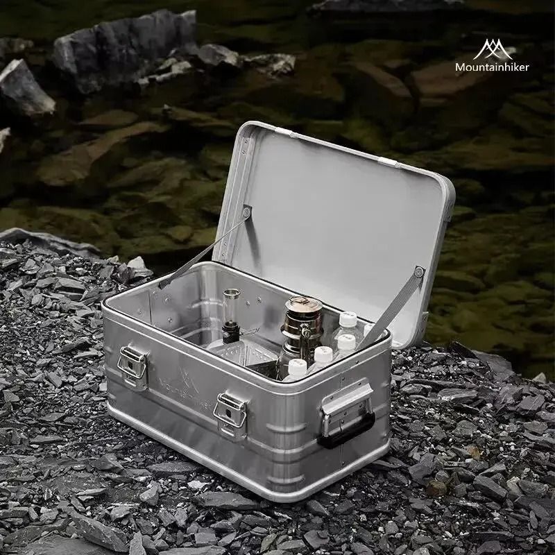 MOUNTAINHIKER Aluminum Alloy Outdoor Storage Box 30 to 80L