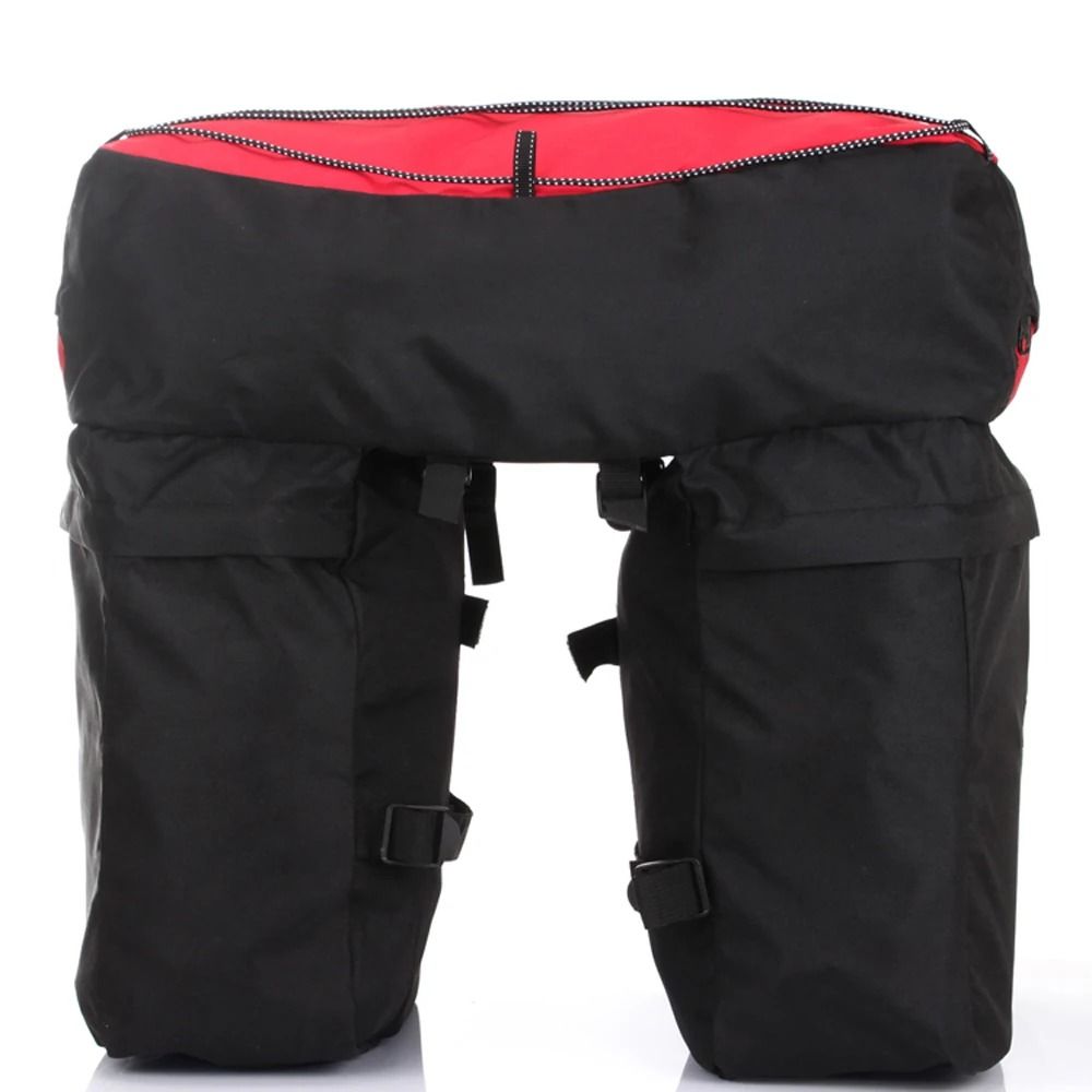 Roswheel 60L Bicycle Rear Seat Trunk Bag Double Pannier with Rain Cover