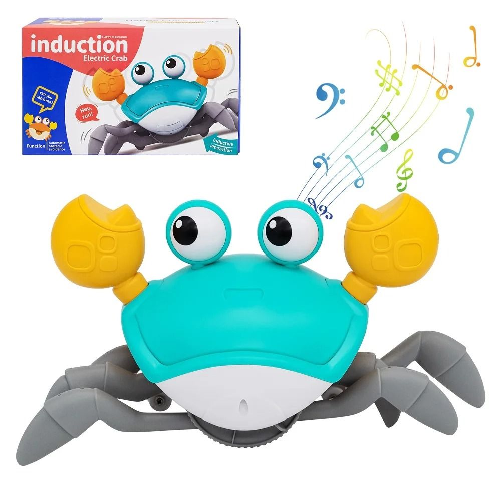 Dancing Crab Run Away Toy For Babies Crawling Interactive Fun