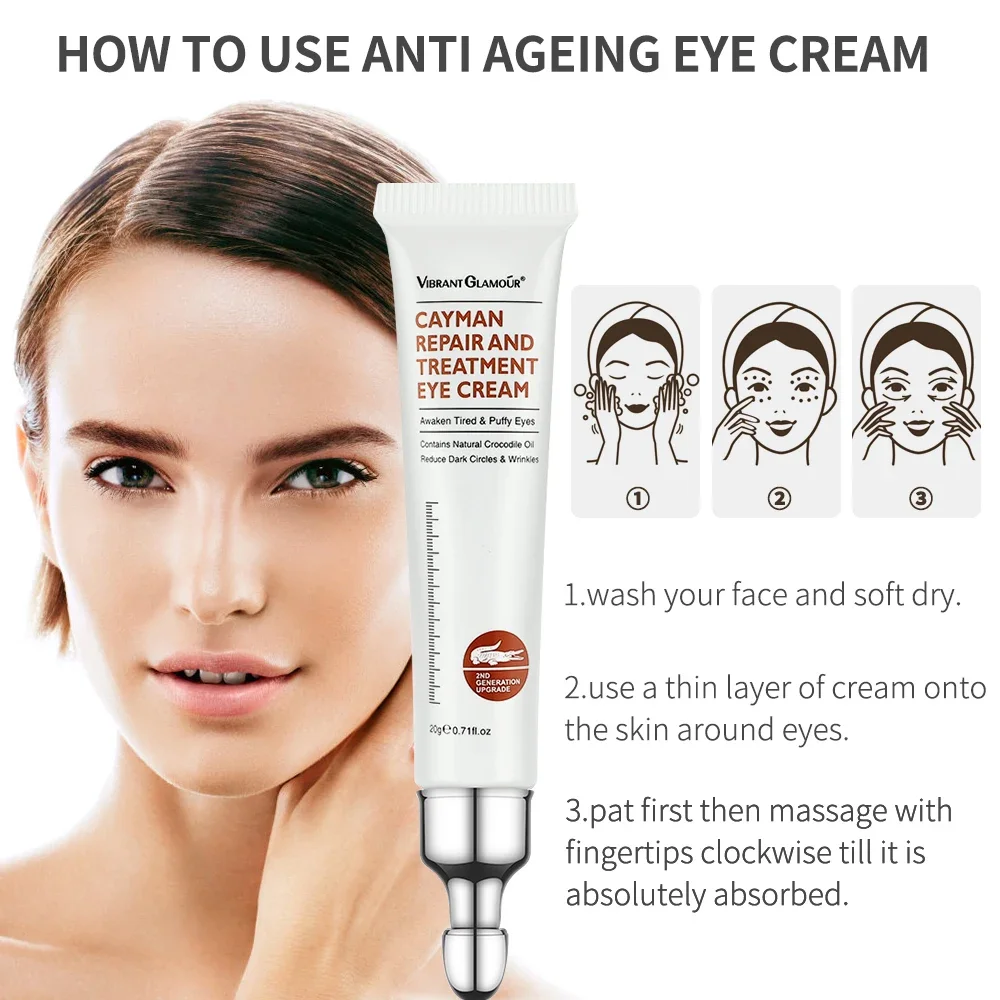 Peptide Collagen Eye Cream Anti-Wrinkle, Dark Circles & Puffiness Treatment