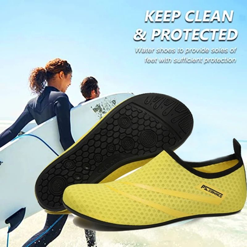 Unisex Quick Dry Water Shoes Breathable Non Slip Beach and Swim Footwear