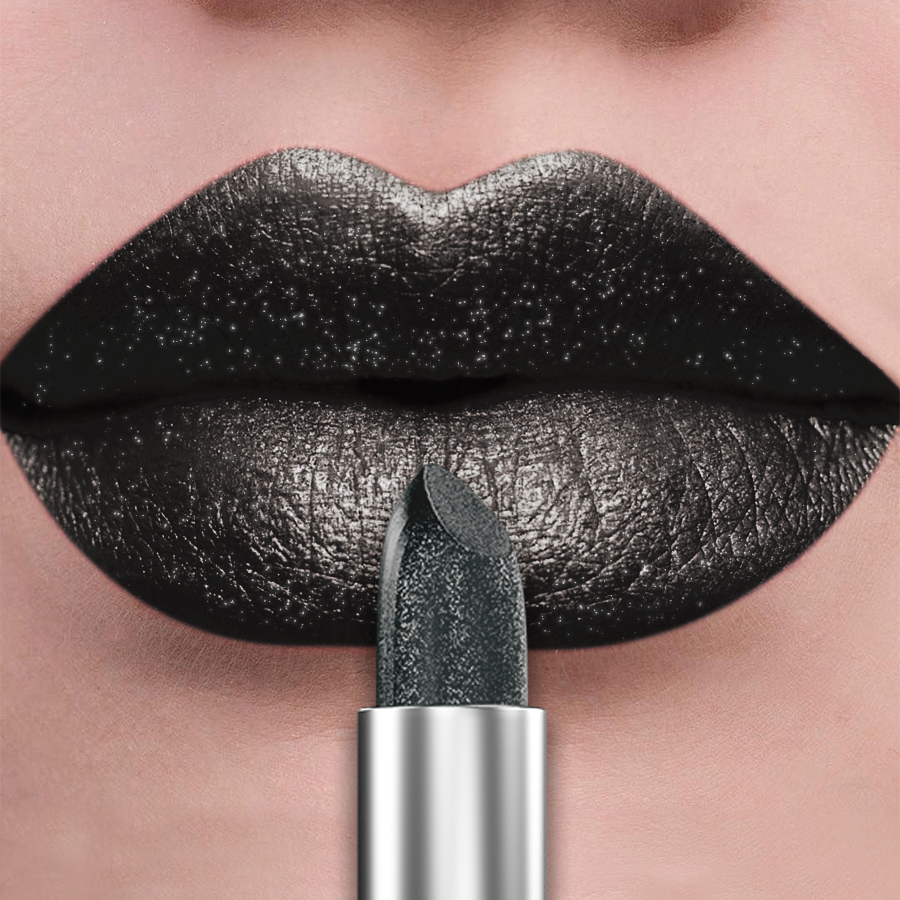 Bold & Intense Glitter Shiny Metallic Lipstick Pearlescent Lip Tint, Long Lasting Matte Lip Makeup
