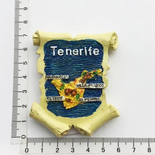 Traveler Narrative Sculpture – High-Definition Tenerife Architectural Magnet