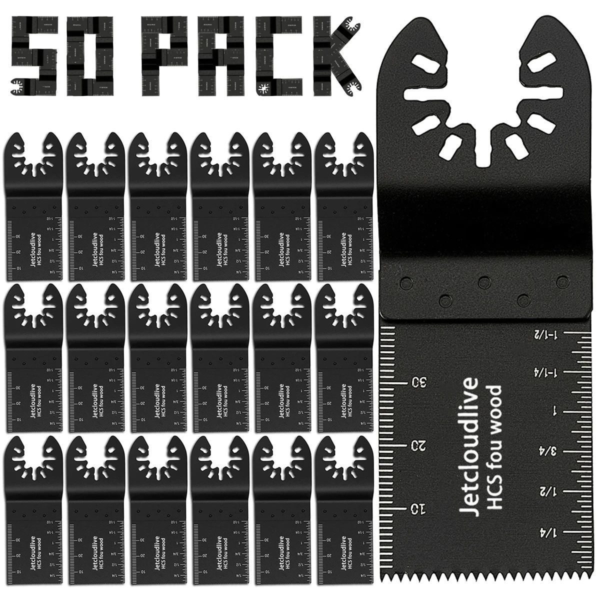 Universal Oscillating Saw Blades Multi-Material Quick-Release Multi Tool Blade Set
