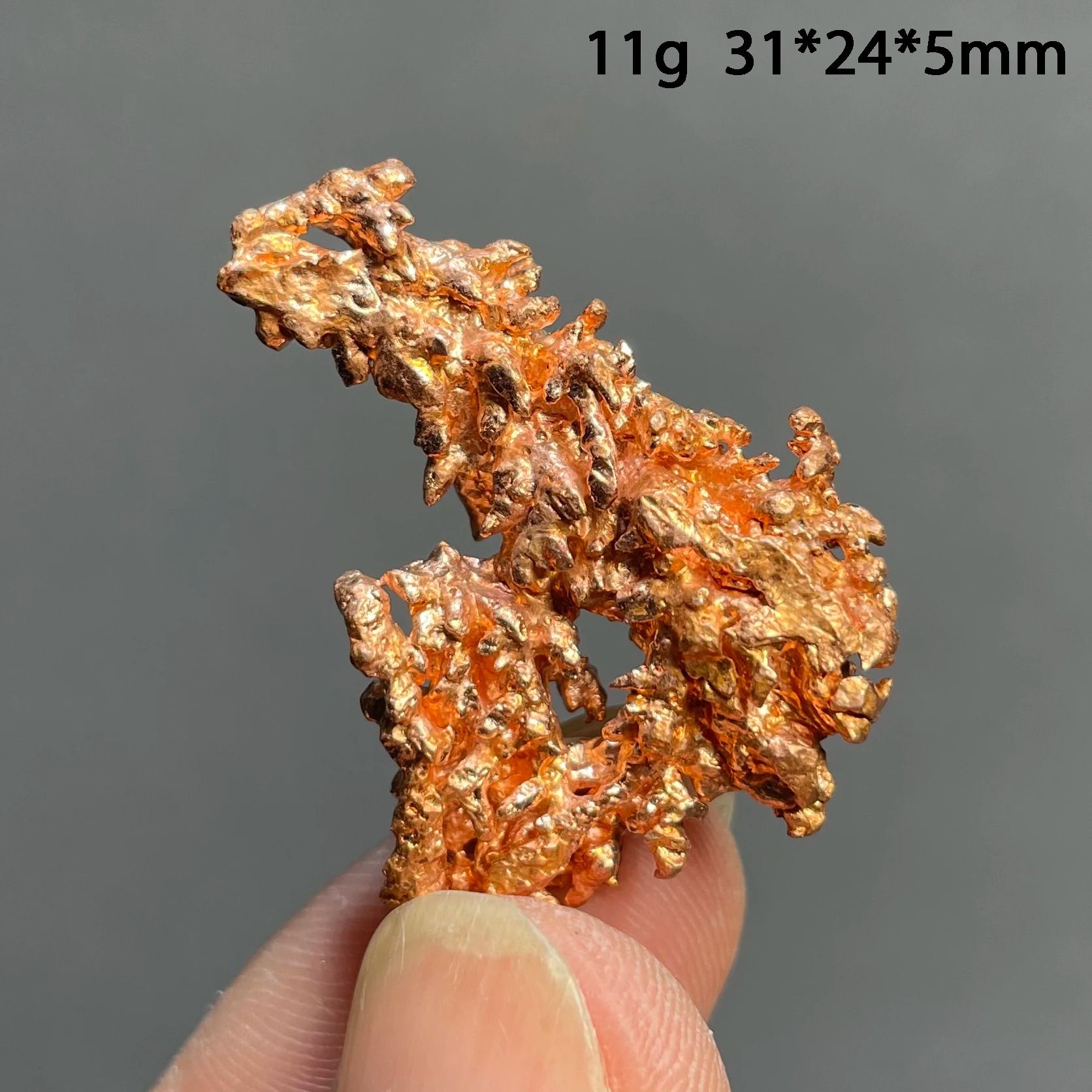 Natural Native Copper Quartz Cluster – Copper Mineral Specimen Healing Crystal Decor