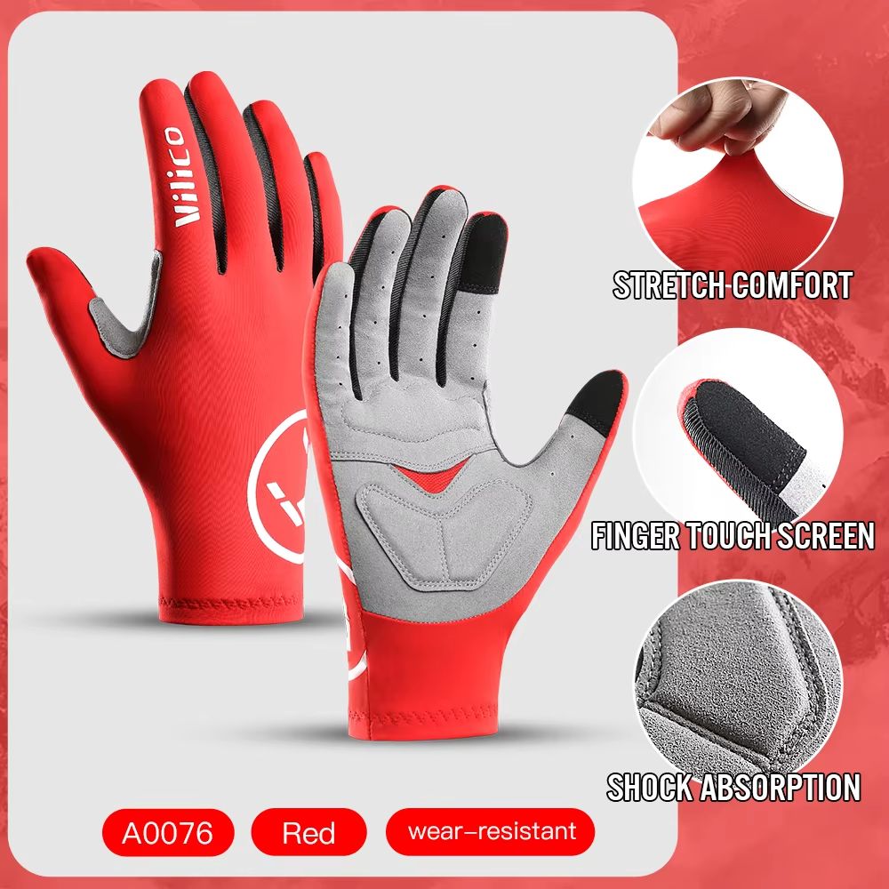 Breaking Wind Half Finger Cycling Gloves Anti-slip Road Bike and MTB Mittens