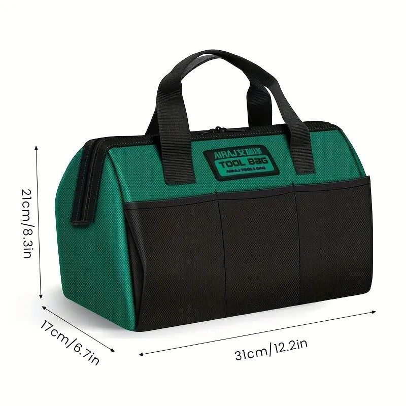 AIRAJ 13 Inch Electrician Tool Bag Multifunctional Oxford Fabric Portable Handheld Organizer