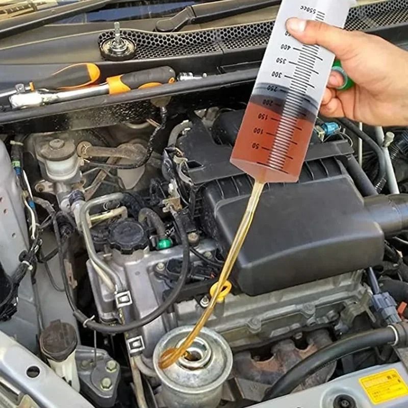 Large Capacity Reusable Syringe Oil Pump with Hose