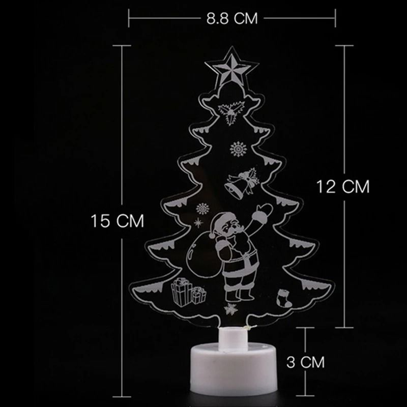 LED Mini Night Light Snowman Lamp