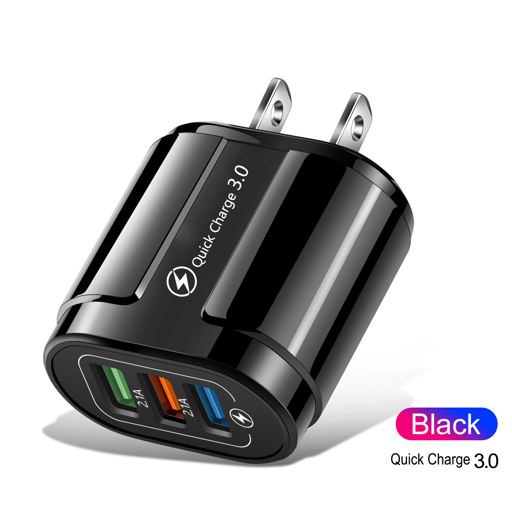 Quik Charge Adapter, USB Fast Phone Charger, Wall Chargers Plug