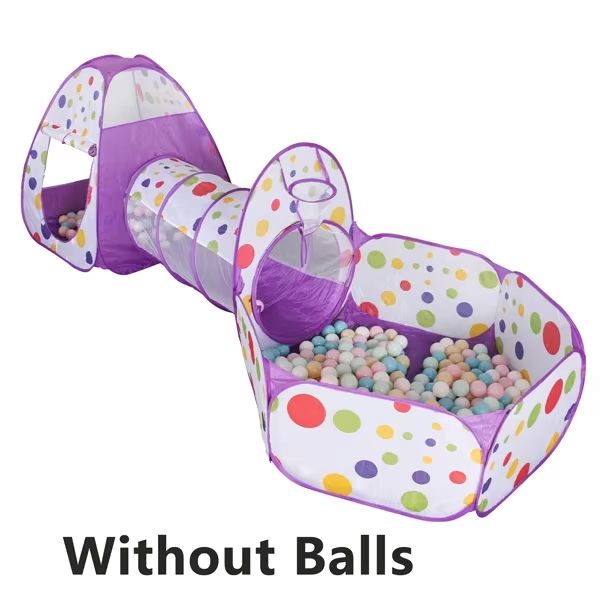 Ultimate PlayZone Kids Ball Pit Tent and Crawling Tunnel Playset