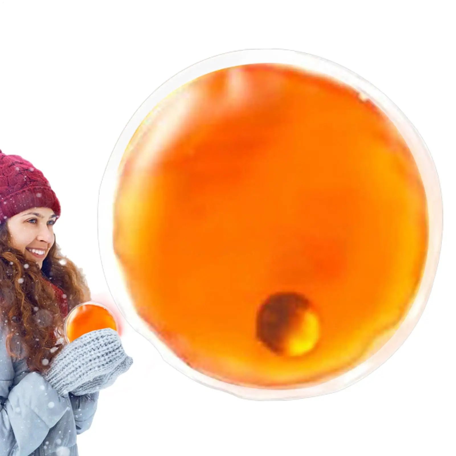 Mini Reusable Gel Hand Warmer Instant Heat Pocket Heater