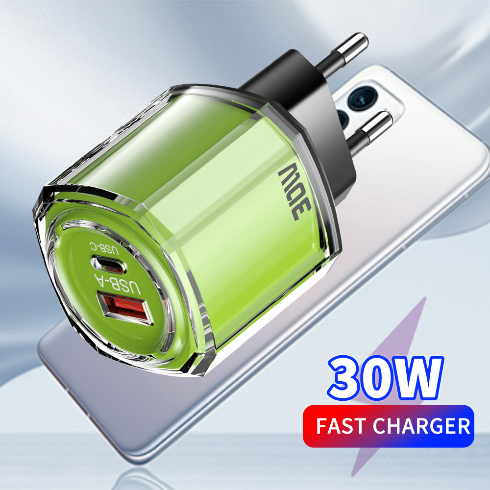 Fast Charging USB Type C Charger, Quick Charge Wall Charger, PD Mobile Phone Adapter