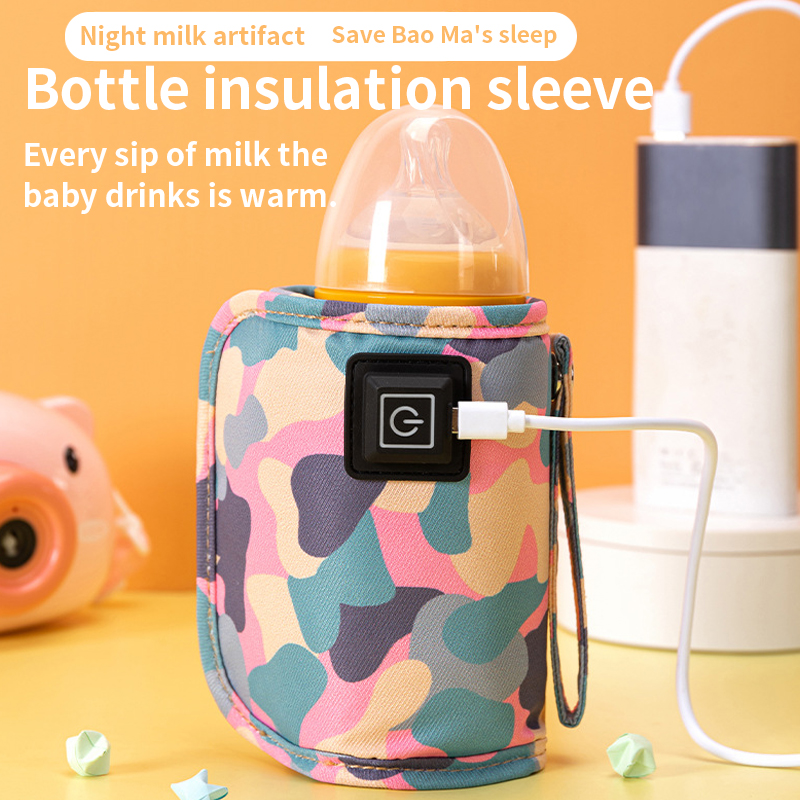 Portable USB Milk Bottle Warmer for Travel and Baby Feeding – Insulated Nursing Bottle Heater