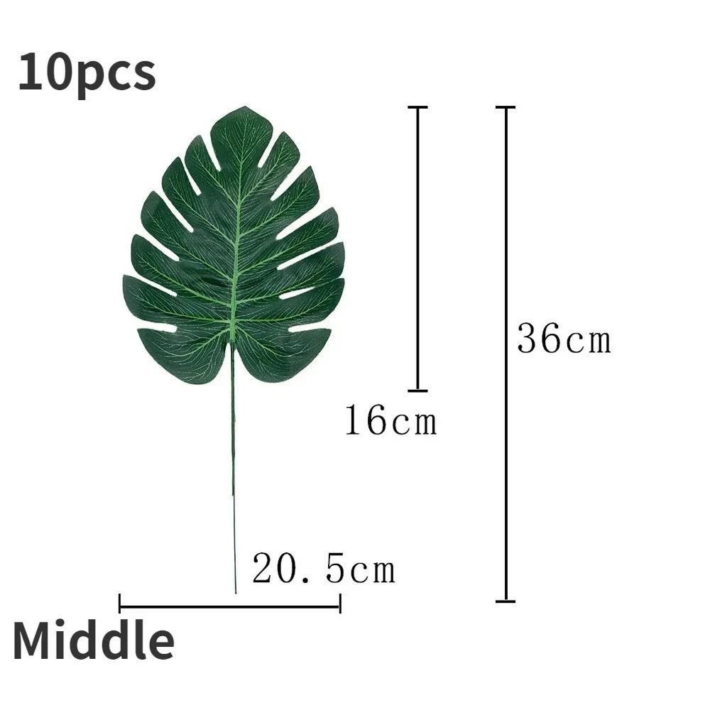 Hawaii Artificial Palm Leaf Set – High-Definition Tropical Botanical Accents