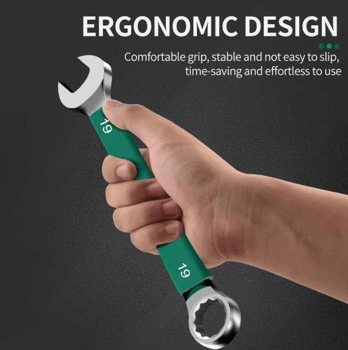 BaoLian Durable Wrench – 8–30mm Plum Blossom Double-Ended Auto Repair Tool