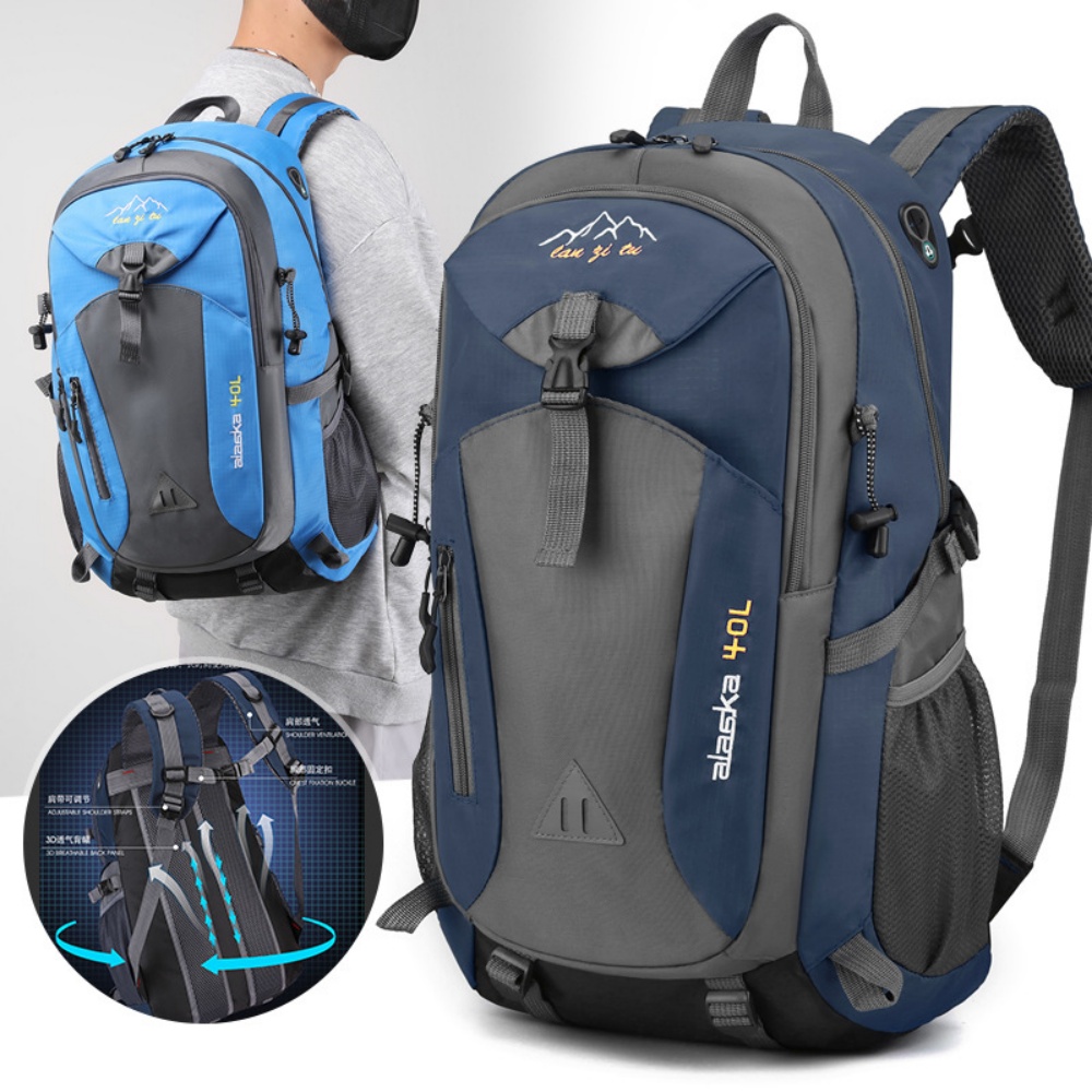 Waterproof Anti Theft Hiking Backpack Large Capacity Travel Camping Backpack for Outdoor Adventures