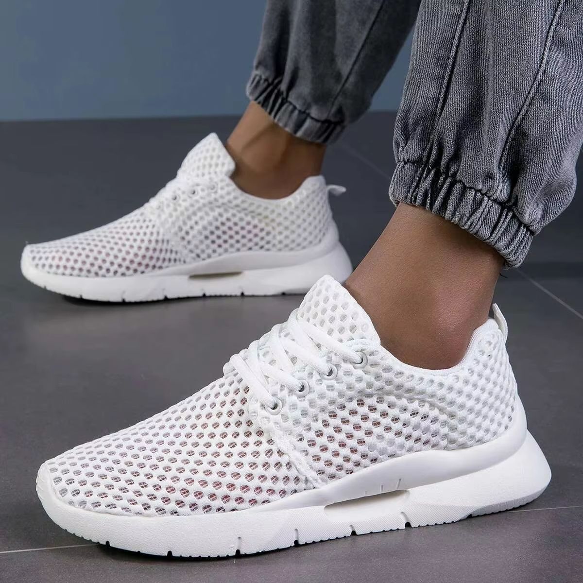 MeshGlide Men's Lace-Free Breathable Driving Sneakers