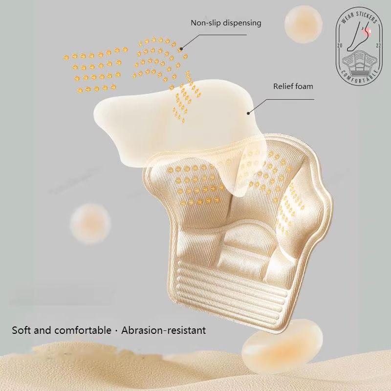 Heel Stickers and Cushion Inserts – Anti-Wear Shoe Pads with Adjustable Fit