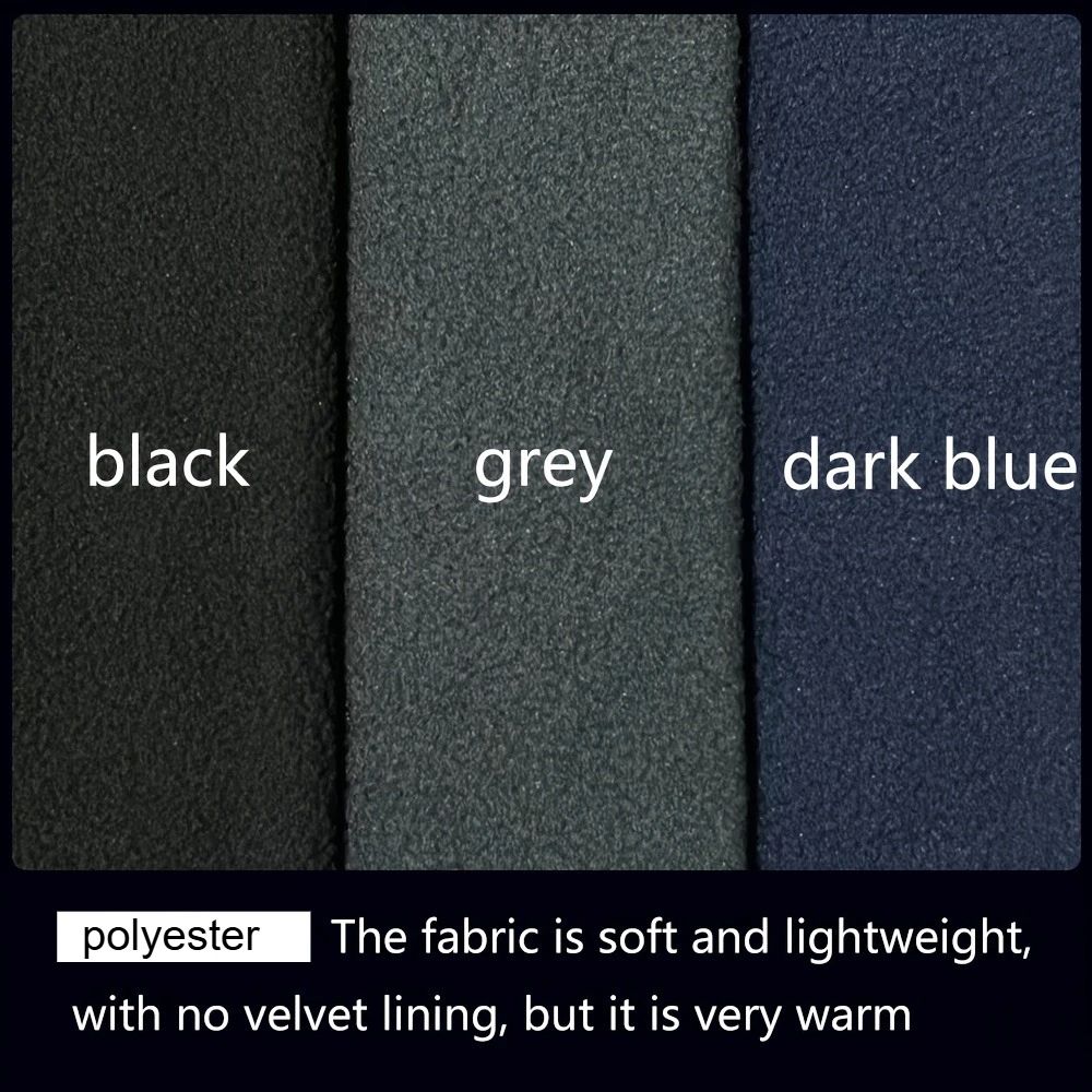Men Thermal Neck Gaiter – Heavyweight Windproof Face Mask with Soft Fleece Lining & Breathable Knit (1/2 pcs)