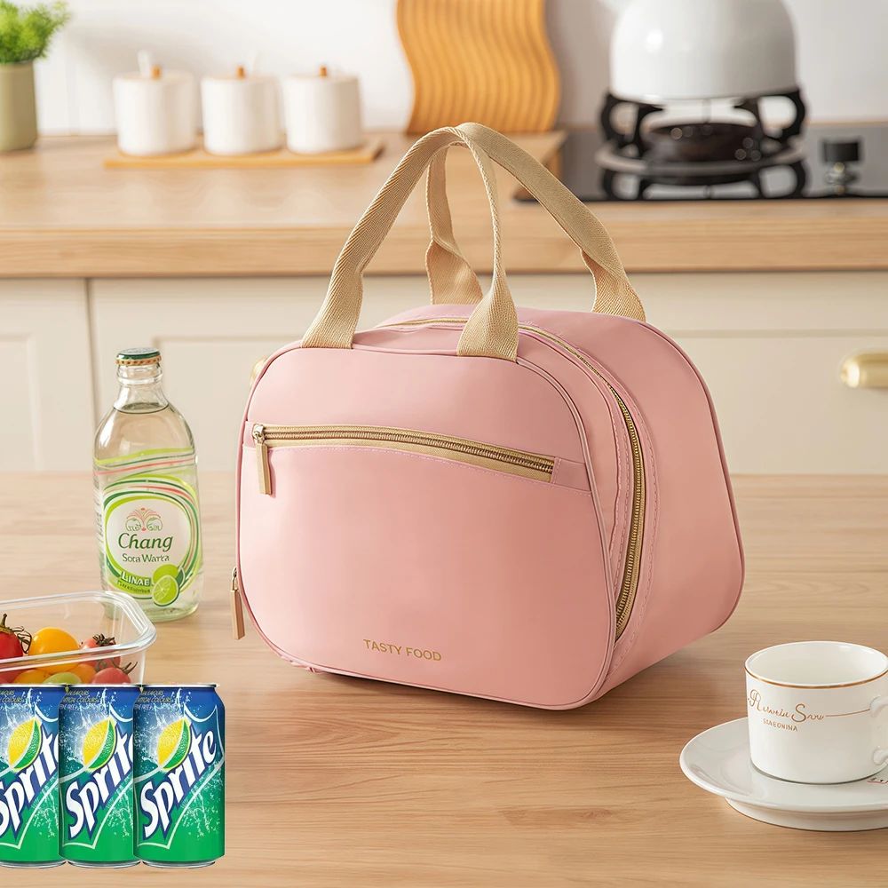 Insulated Lunch Box Tote Bag