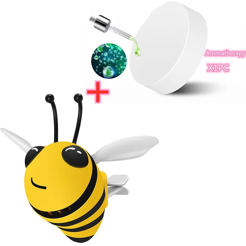 Bee Car Air Freshener Vent Clip – Cute Auto Diffuser with Long-Lasting Fragrance
