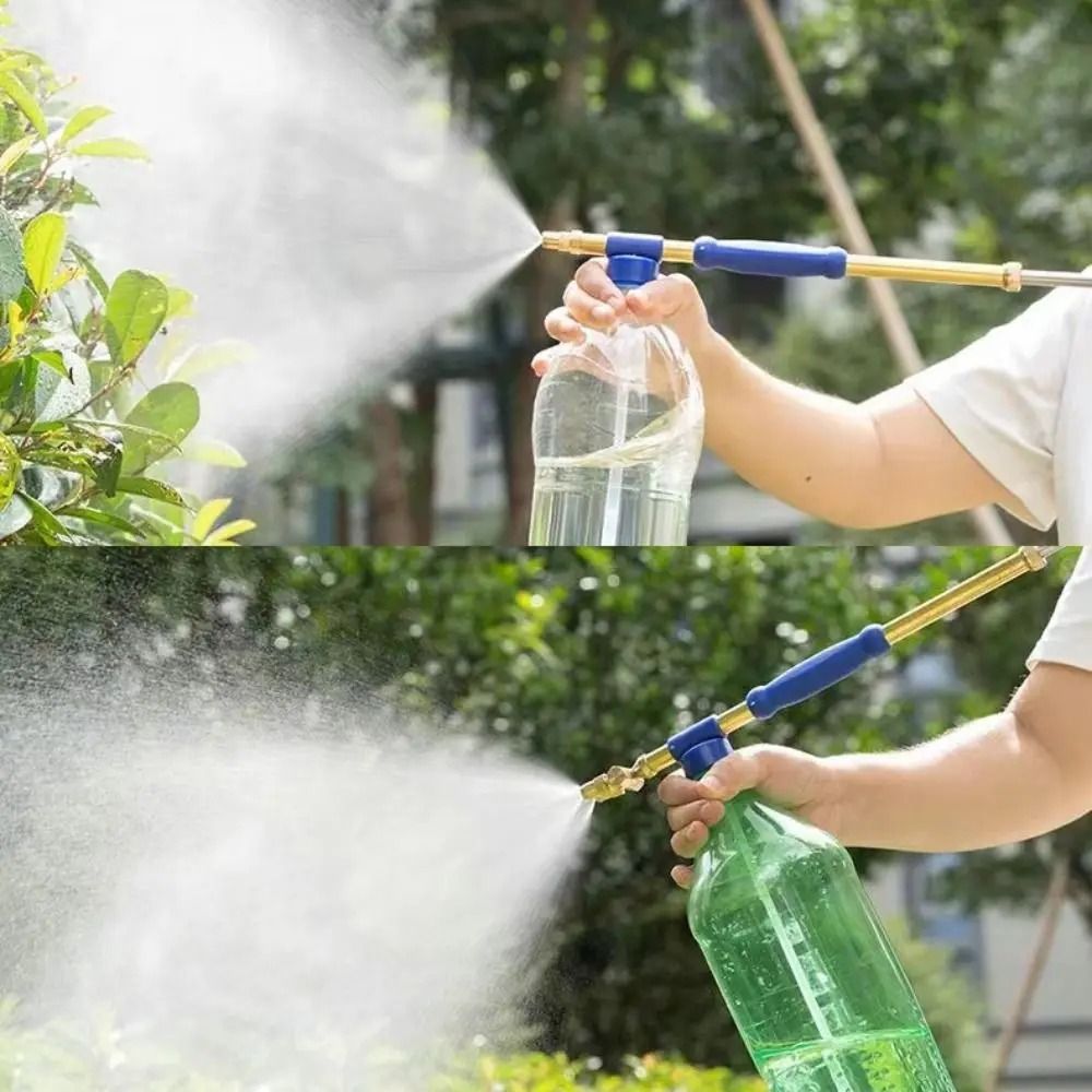 Brass Push-Pull Pressure Nozzle – Adjustable High-Pressure Misting Head – High-Yield Irrigation Interaction Hub