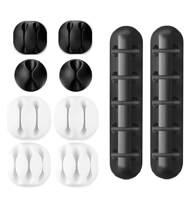 Silicone USB Cable Organizer Desktop Wire Winder and Cord Protector