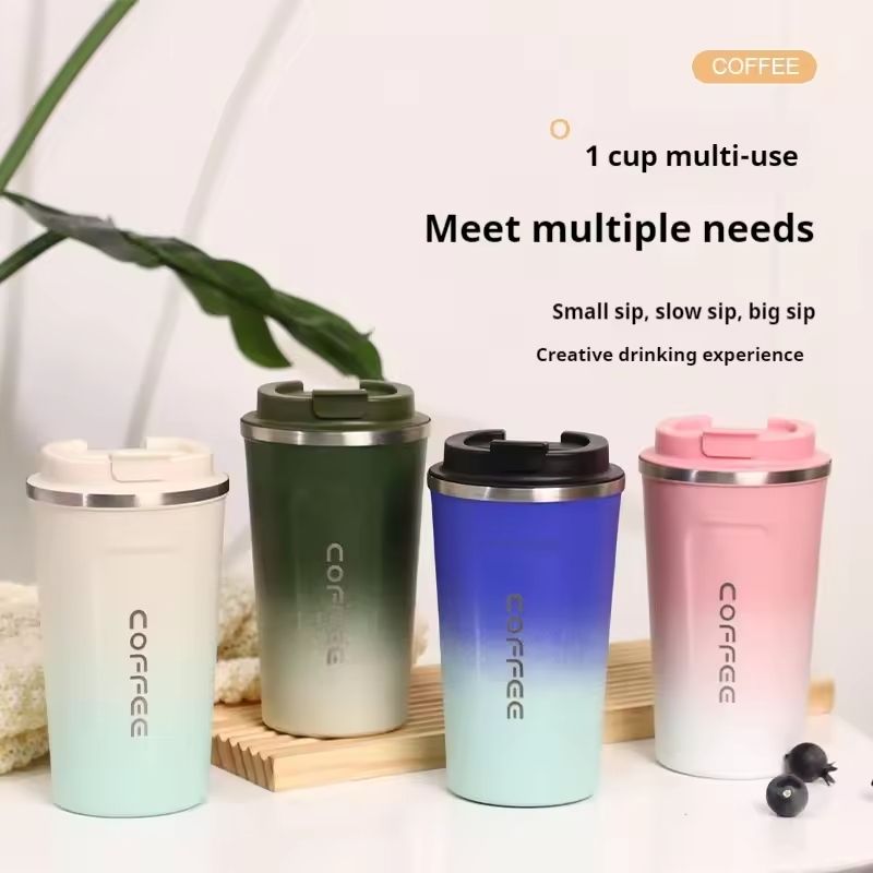 Intelligent Digital Temperature Display Travel Coffee Mug with Vacuum Insulation