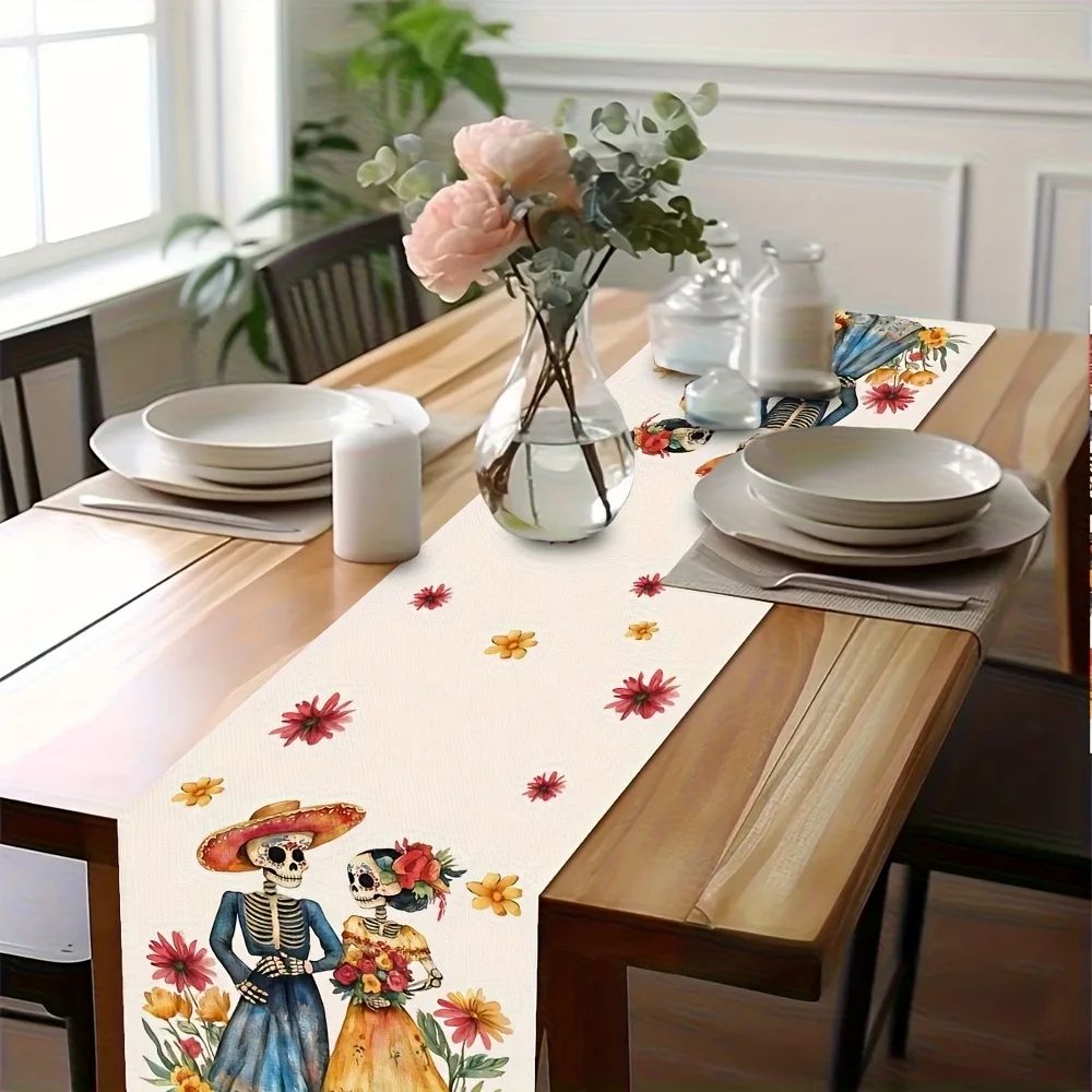 Day of the Dead Table Runner Decor
