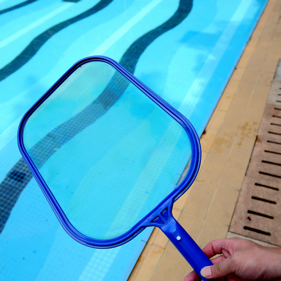 Leaf Rake Mesh Frame Net Skimmer Cleaner Swimming Pool Spa Tool for Fast and Easy Debris Removal