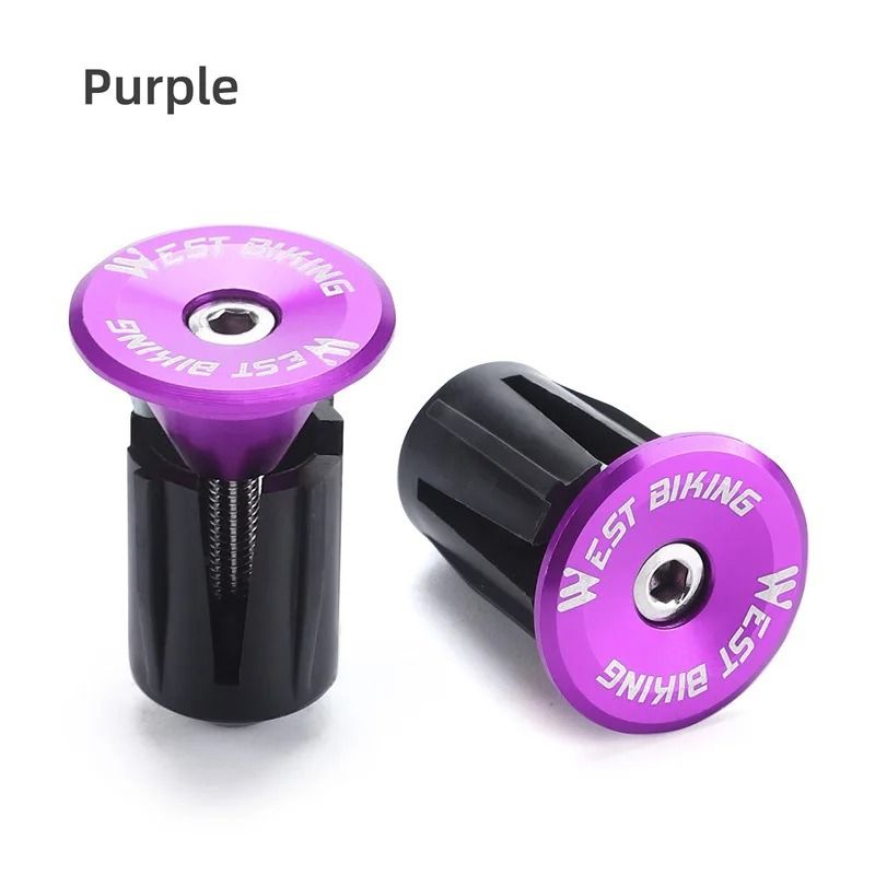 Expanding Aluminum Alloy Bicycle Bar End Plugs (2PCS)