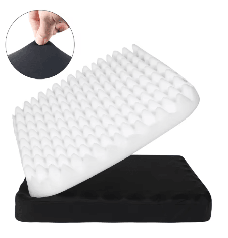 Cooling Seat Cushion Pressure Relief Cool Fabric Cushion for Chair and Wheelchair