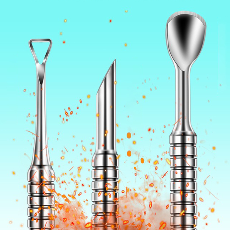 Double-ended Stainless Steel Cuticle Pusher, Nail Manicure Remover, Professional Sticks Nail Art Tools for Cuticle Care