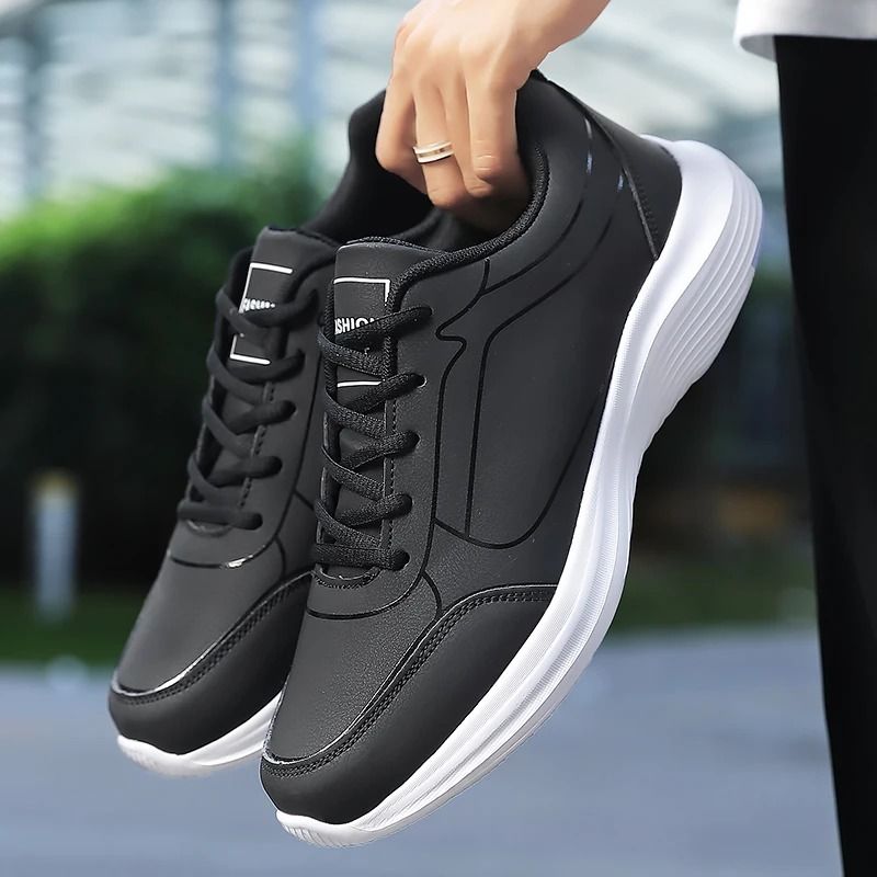 Men Winter Running Shoes Lightweight Anti Slip Walking Sneakers