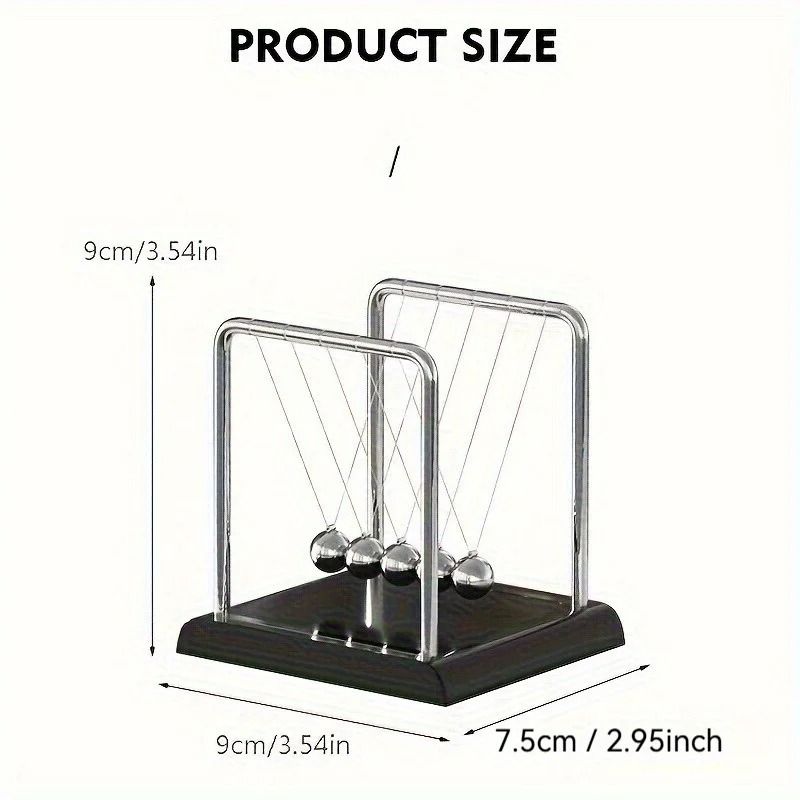 Modern Newton Cradle Metal Balance Balls Desk Toy