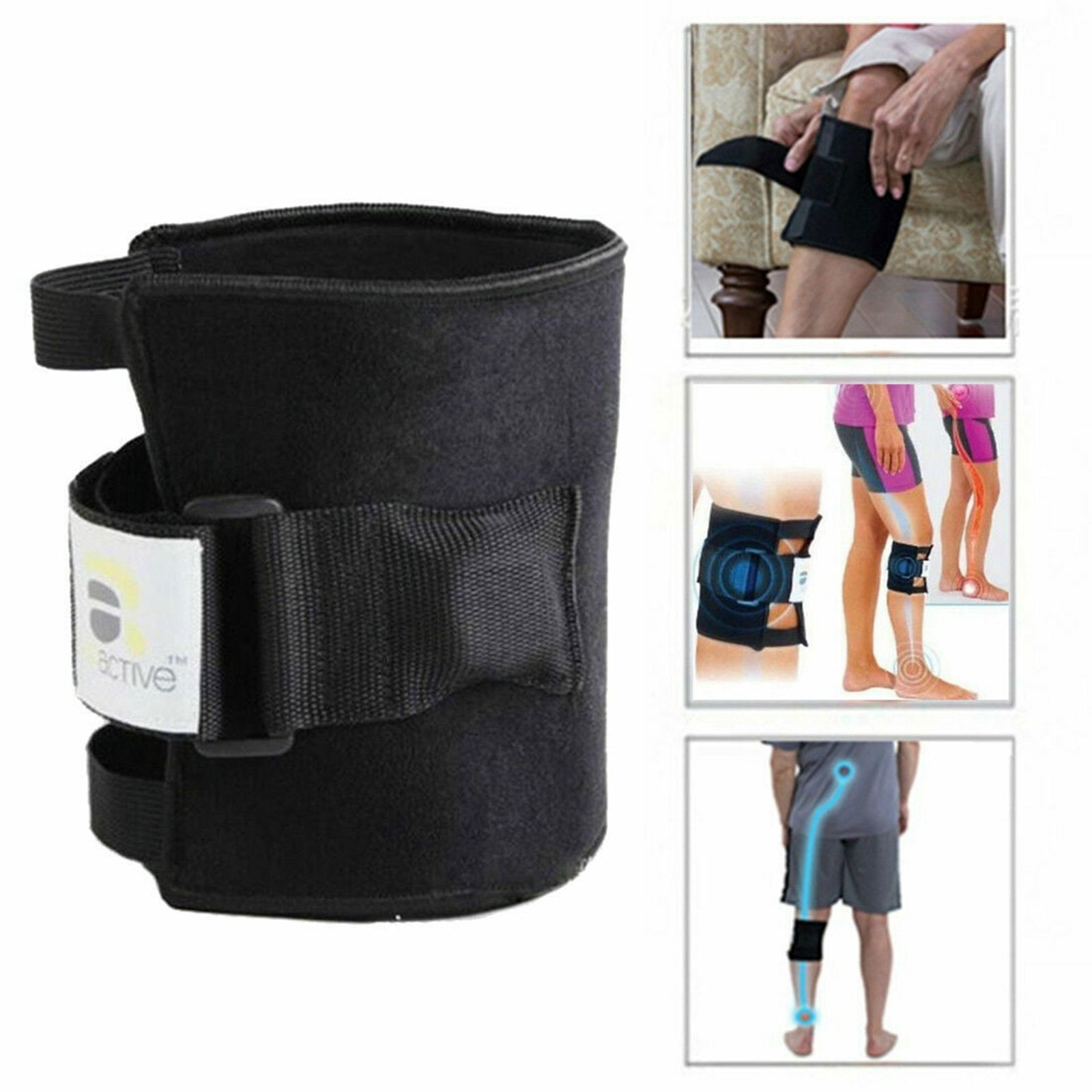 Back Pain Knee Brace with Magnetic Therapy, Sciatica & Tension Relief Knee