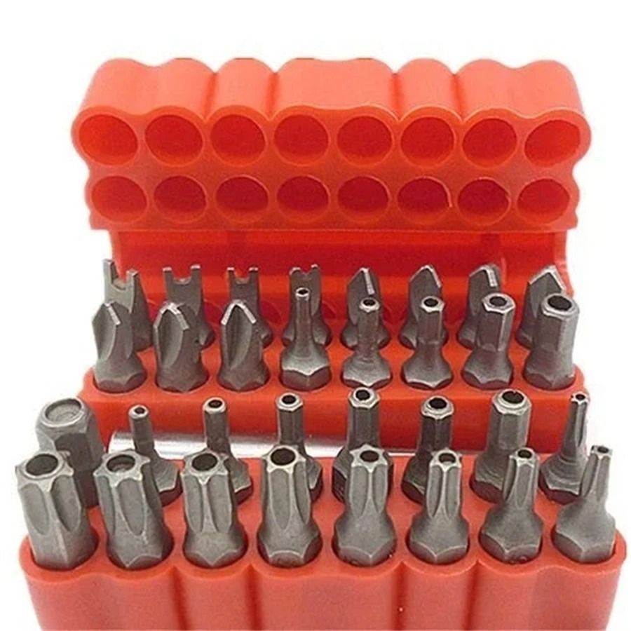 33 Piece Security Bit Set with Magnetic Bit Holder