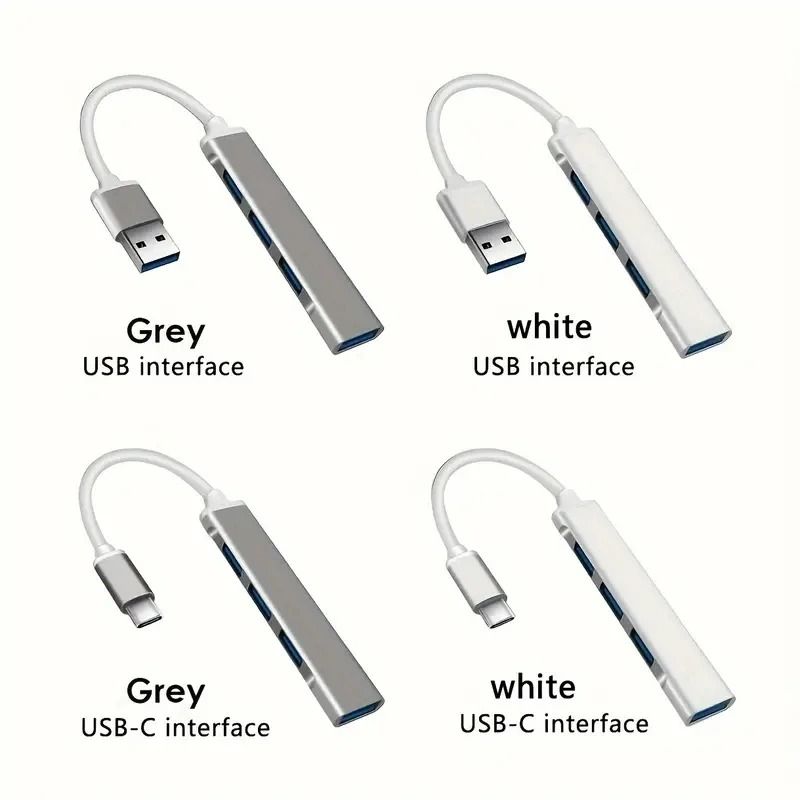 4-Port USB Hub Extender & OTG Docking Station