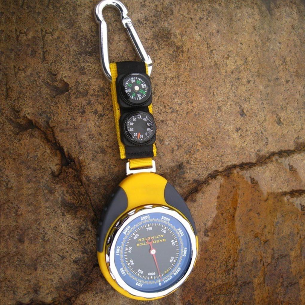 Handheld Altimeter & Barometer  Waterproof Hiking Compass & Survival Tool