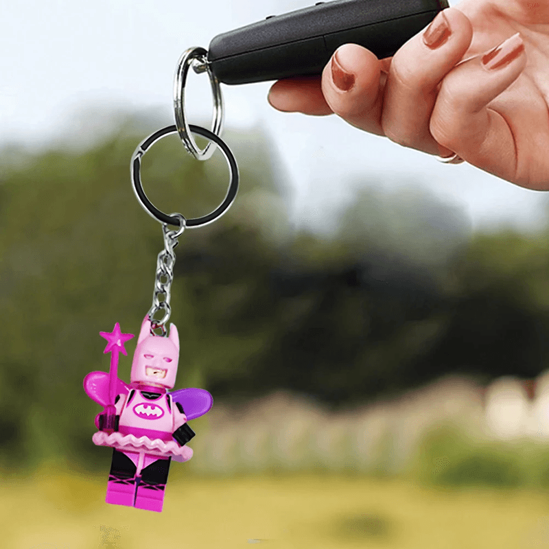 Cute Anime Mini Figure Keychain for Bags and Backpacks