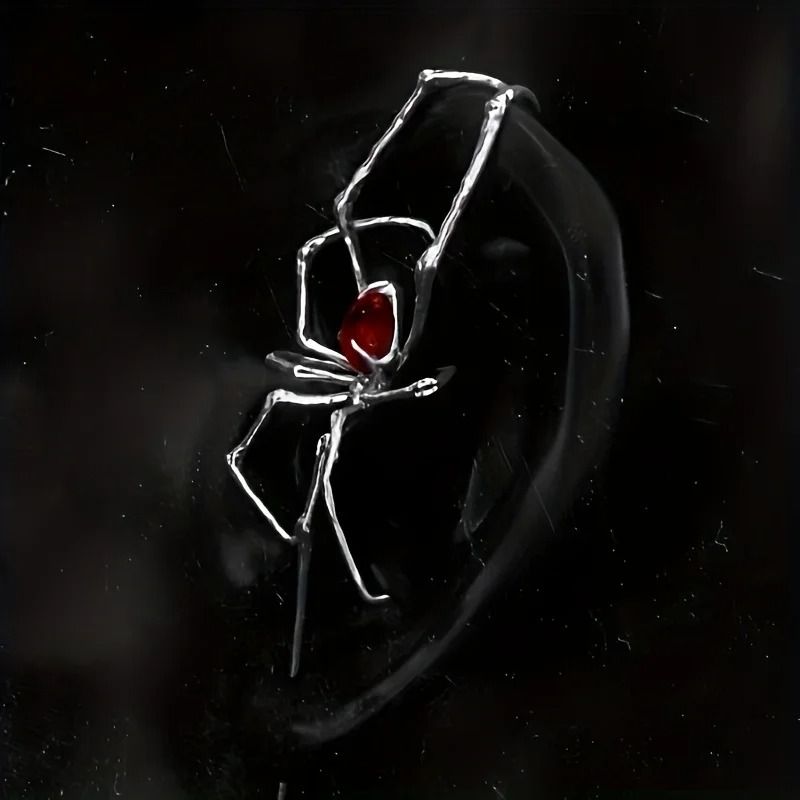Gothic Dark Spider Crawl Pendants and Edgy Punk Aesthetic Jewelry Hardware
