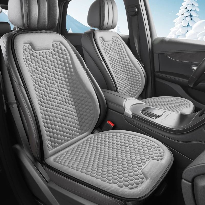 Ice Silk Car Seat Cushion with 3D Spherical Protrusions