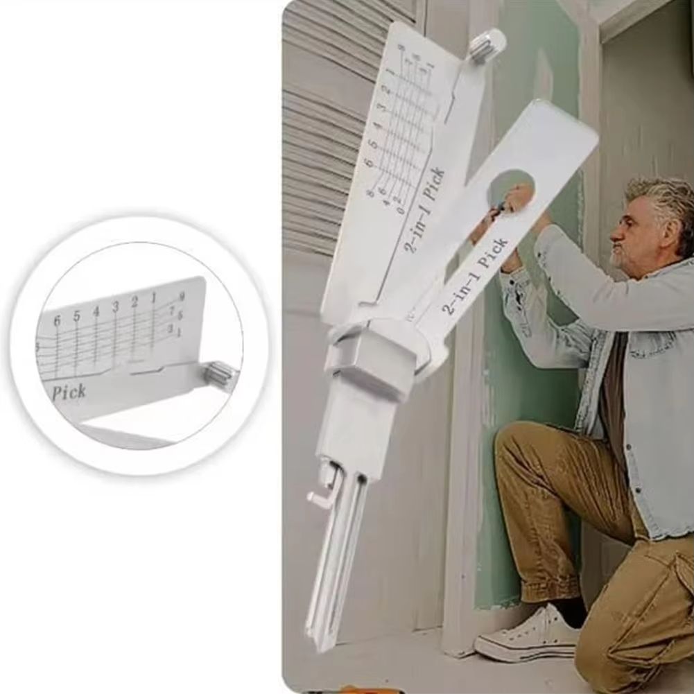 ProDecode 2-in-1 Stainless Steel Key Decoder & Hook Tool