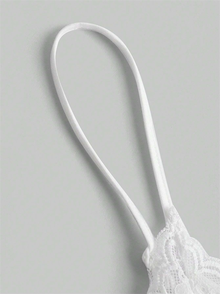Sexy Contrast Lace Bow Front Cami Top, Women Summer Grunge, Punk Y2K Clothes, Ruched Skinny Backless Tee Shirt
