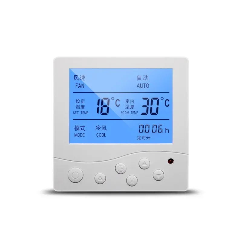 Smart HVAC Thermostat Mini Controller for FCU Air Conditioner Temperature Control