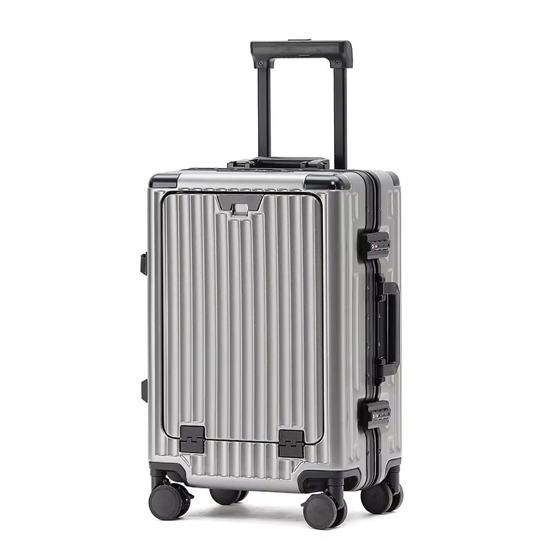 SkyBoard 20-Inch Aluminum Frame Smart Carry-On Trolley Suitcase