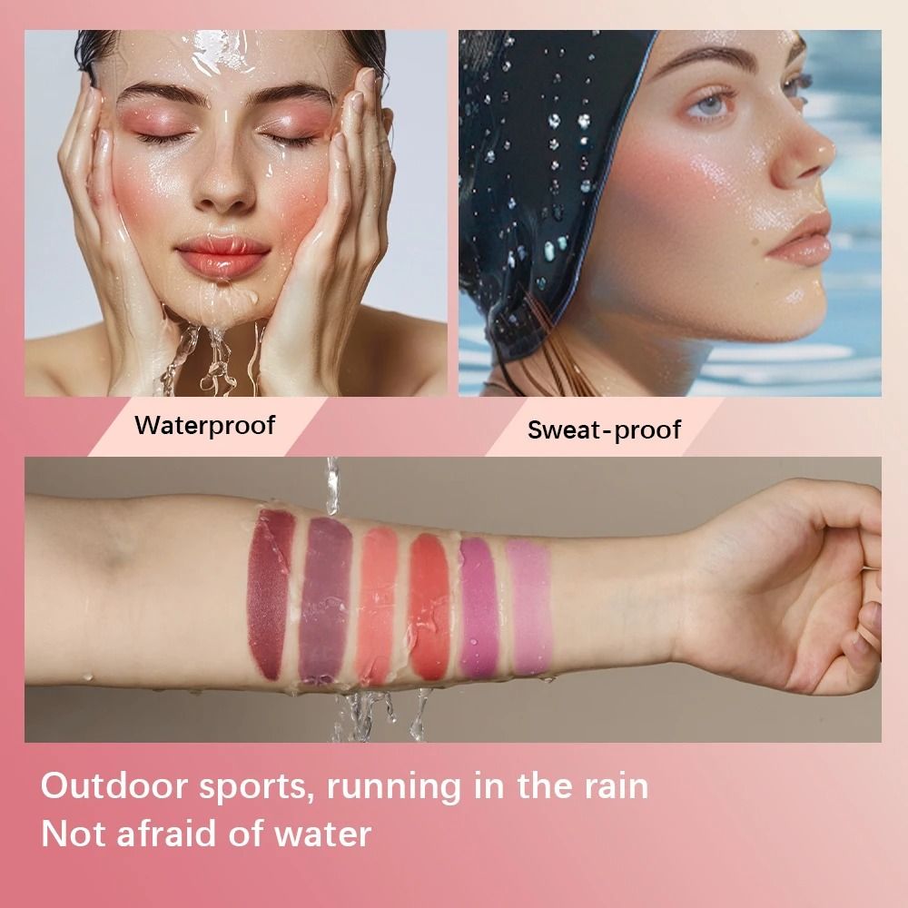 3-in-1 Blush Stick Moisturizing Lip Gloss, Face Rouge, and Facial Cheek Stick