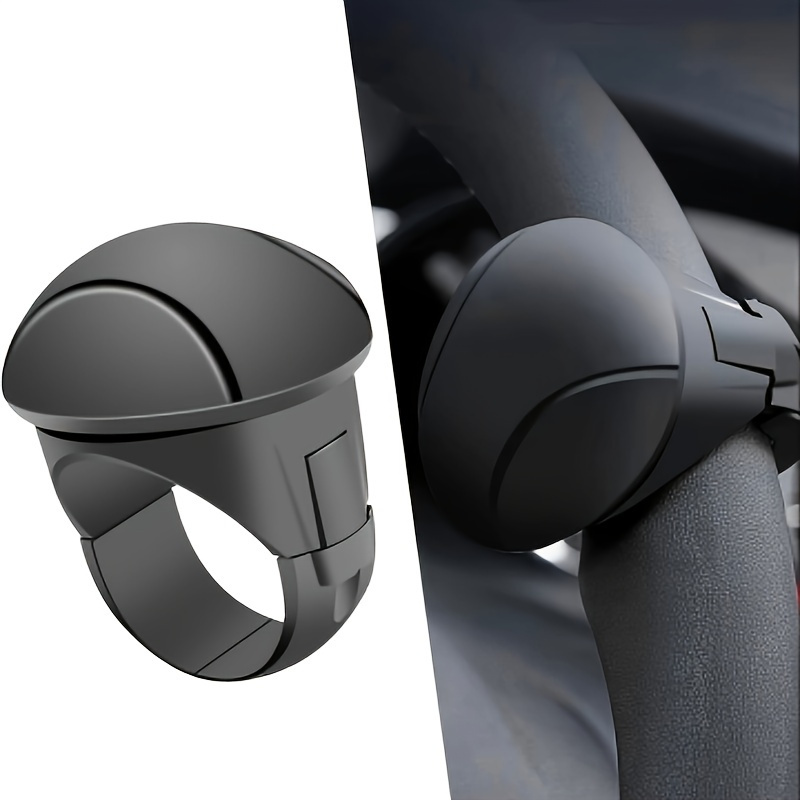 Easy-Grip Silicone Steering Wheel Knob – Smooth Rotation, One-Hand Operation, Built-In Metal Bearing & Non-Slip